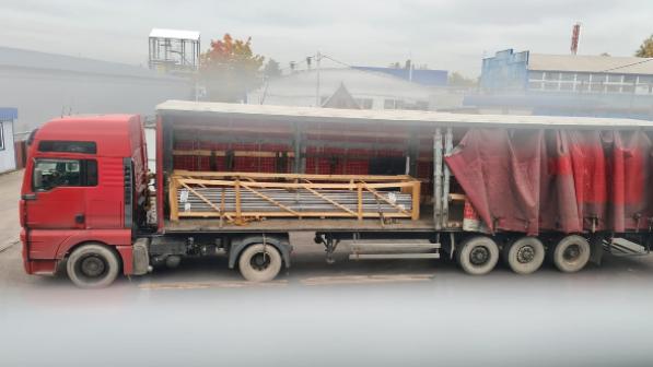 Цикл перевозок металлических труб из Подмосковья в город Великий Новгород